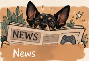 News – Jacky mit Zeitung